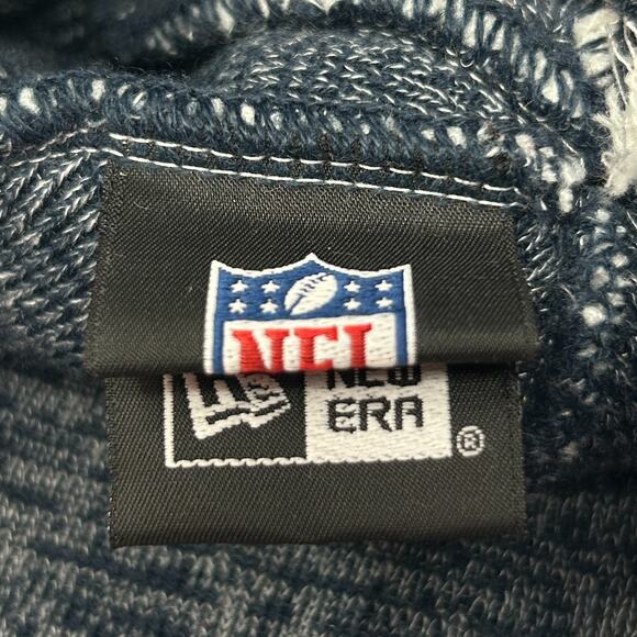 Seattle Seahawks Cuffed Pom Pom Beanie Toque Winter Hat NFL New Era Green - Picture 8 of 9